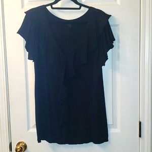Grace Dane LewisBlack Blouse V-neck line size 2X
